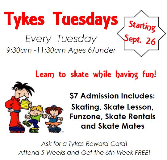 Tykes Tuesday Skate