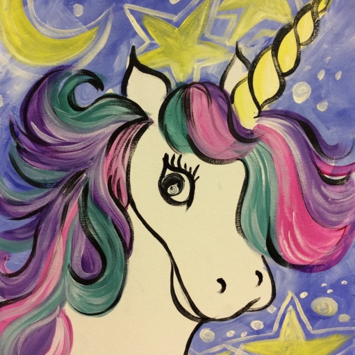 Art Buzz Kids: Sassy Unicorn
