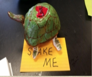 clay turtle rattle