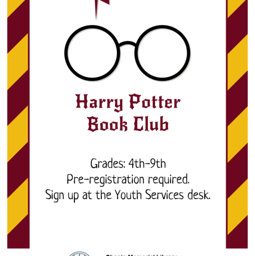 Harry Potter Book Club - Grades 4th-9th