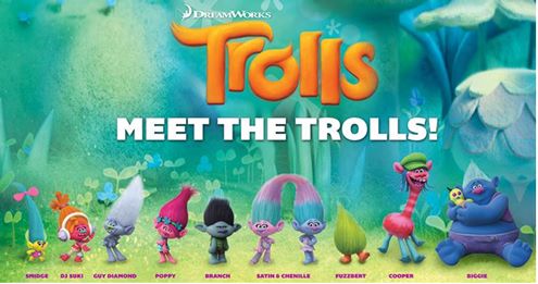 Trolls Meet & Greet at Triangle Char Mt Pleasant